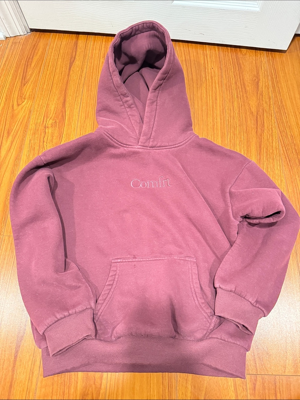Comfort Colors Maroon Kids Hoodie